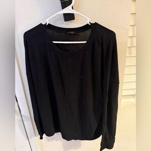 Free Press Elegant Black Garment strech oversized